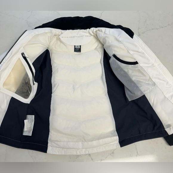 Obermeyer White Ski Duck Down Jacket  Size 4 - Picture 5 of 15